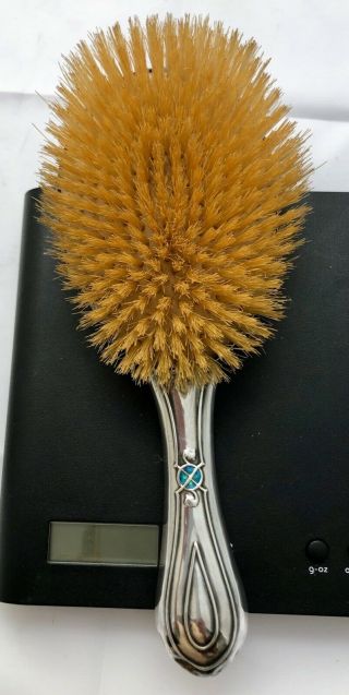 fine liberty & co cymric art silver & enamel hair brush archibald knox 1908 7