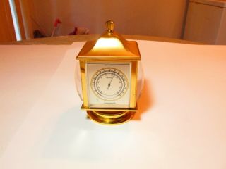 Vtg.  Swiss Gubelin Weather Station Desk Alarm Clock 3