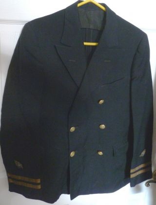 WW1 to post war era US naval uniform - visor,  tunic,  pants 2
