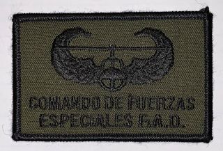 Dominican Republic,  Special Forces Patch 1