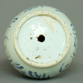 A chinese blue and white bottle vase - Ming dynasty - Wanli period - 1573 / 1619 12