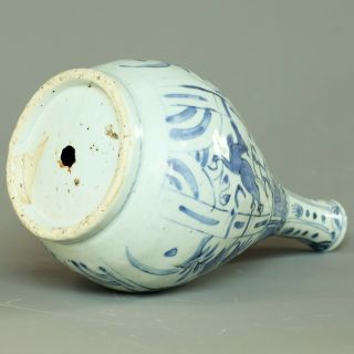A chinese blue and white bottle vase - Ming dynasty - Wanli period - 1573 / 1619 6