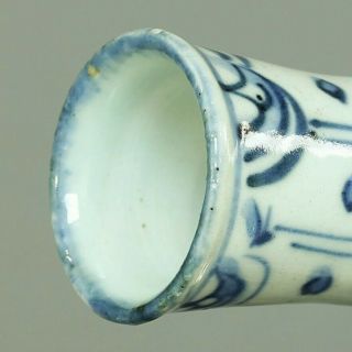 A chinese blue and white bottle vase - Ming dynasty - Wanli period - 1573 / 1619 8
