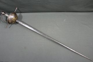 17th Century Style Cup Hilt Rapier (sword) - Late 19th Early 20th Century