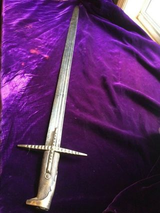 Palash Sword Karabela Polish Hungarian Saber Sterling Silver Hilt