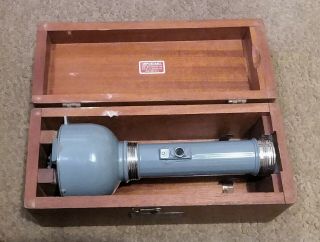 Usn Ww2 Eveready Observer Compass 1943 & Wood Box  C.  G.  Conn Ltd Model 0