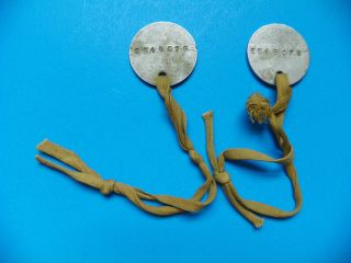 WWI RARE U.  S.  AIR SERVICE DOG TAGS 2