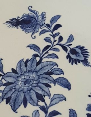 MAGNIFICENT VERY LARGE ANTIQUE CHINESE BLUE&WHITE PORCELAIN 18th C PLATE/DISH 2 8