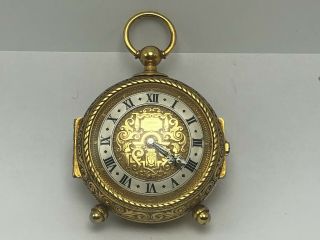 IMHOF Trianon 15 Jewels Swiss Alarm Clock Parts Only 9