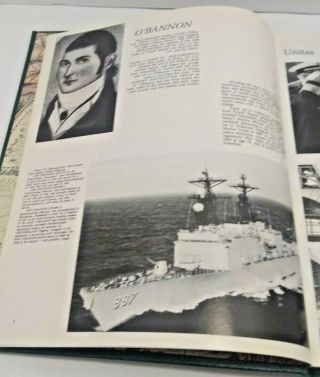 USS O ' Bannon Unitas XXIII / WATC 1982 Voyage / Year Book Embossed Hardcover Good 5