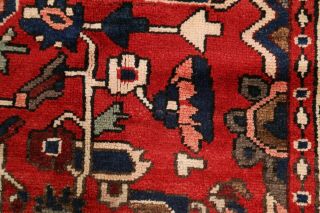 Rare Decorative Geometric 5x10 Wool Bakhtiari Oriental Rug 10 ' x 5 ' 4 