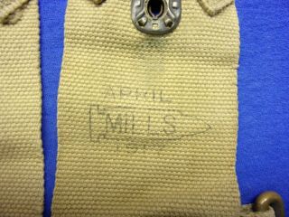 WWI US M1910 MILLS CARTRIDGE BELT 12