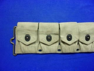 WWI US M1910 MILLS CARTRIDGE BELT 3