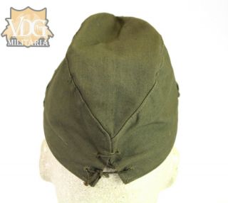 WW2 Japanese Naval Officers Green Field Cap - Well Marked 4