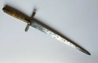 Early American or European Naval dirk US navy dagger sword knife 4
