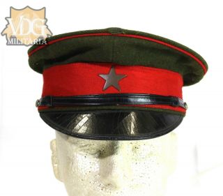 Ww2 Japanese Officers Visor With Army Helmet Star Device