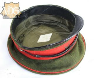 WW2 Japanese Officers Visor with Army Helmet Star Device 9