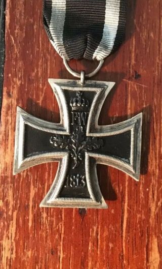 Ww1 German Iron Cross - 2nd Class Medal (protective Sheath)