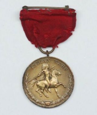 Rare U.  S.  Army Indian Wars Campaign Medal Group - Id 