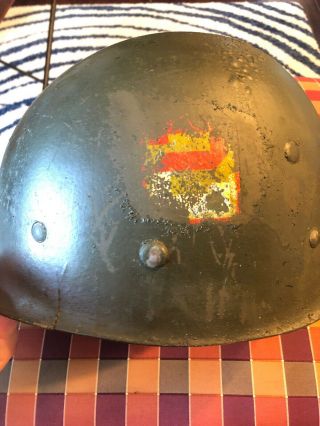 M1 Korean War Helmet Set Medic Rear Seam Westhinghouse Liner 2nd Army KW 6