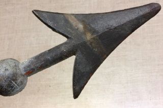 17” Weather vane KRETZER ST LOUIS arrow old vintage BRASS Tail needs repaired 8