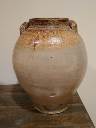 Early Boston Stoneware Crock - Wonderful Provenance - 2