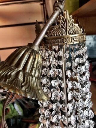 Antique French/Italian Empire crystal Chandelier 11