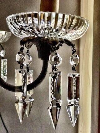 Antique French/Italian Empire crystal Chandelier 8
