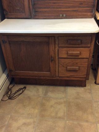 Antique Oak Hoosier Cabinet 5
