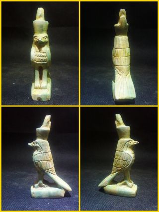 Egyptian Antiques Antiquities Horus Falcon Statue Figure Sculpture 1549 - 1087 Bc