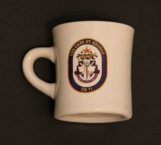 Uss Cape St.  George (cg - 71) Coffee Mug - U.  S.  Navy Guided - Missile Cruiser