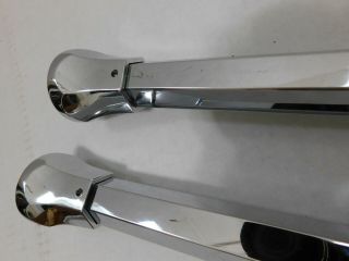 Vtg NOS ELJER Chrome ADJUSTABLE LEGS Wall Sink Mid - Century Modern Art Deco 10