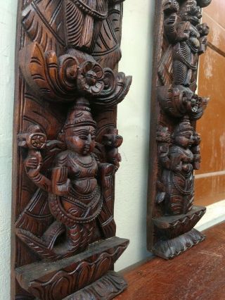 Hindu God Vishnu Avatar Dashavatar Wall Vertical Panel Pair panel Statue Decor 10