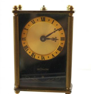 Vintage 1950 ' s LeCoultre 8 Day Alarm Clock 7