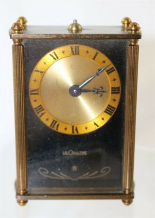Vintage 1950 ' s LeCoultre 8 Day Alarm Clock 8