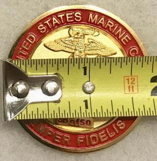 US MARINE CORPS Medal Of Honor Challenge Coin LT.  GEORGE H.  O’BRIEN JR.  Numbered 2