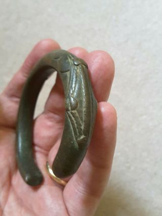 A African Iron Bracelet From West Africa