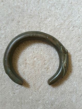A AFRICAN IRON BRACELET FROM WEST AFRICA 4