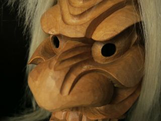 Japanese Eho Nakamura BURYU mask noh kyougen kagura demon mask bugaku 3