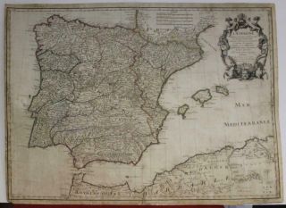 Spain Portugal Gibraltar 1701 De L 