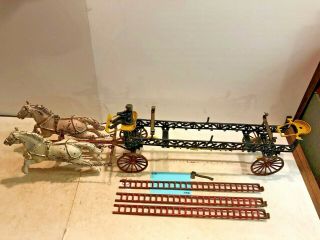 Vintage Toys,  Wilkins Hubley Ives Kenton Parts,  Ives Ladder Wagon,  Cast Iron 2