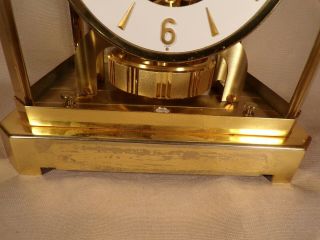 Vintage Jaeger Lecoultre Atmos Mantle Clock 10