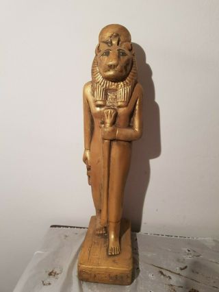 Rare Antique Ancient Egyptian Statue God Sekhmer God War Soldiers Key1850 - 1760bc
