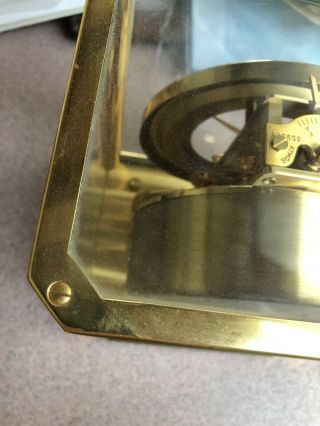 Vintage Atmos LeCoultre Mantel Clock Perpetual Motion 15 Jewels - For Repair 11