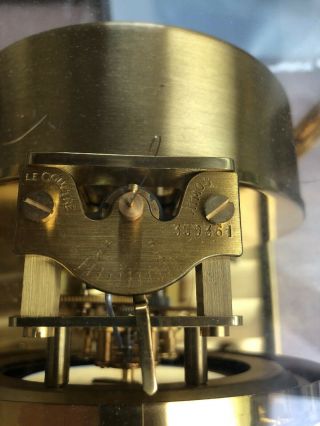 Vintage Atmos LeCoultre Mantel Clock Perpetual Motion 15 Jewels - For Repair 3