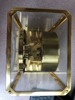 Vintage Atmos LeCoultre Mantel Clock Perpetual Motion 15 Jewels - For Repair 4