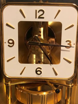 LeCoultre ATMOS 540 Square Face MID - CENTURY PERPETUAL MOTION CLOCK 2