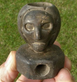 PIPE: FACE - EFFIGY,  CANTON,  ILLINOIS AREA 7