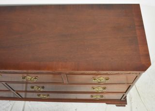 Baker Mahogany Chippendale Style Chest of Drawers Dresser Williamsburg Style 5
