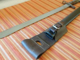 M1914 Swiss Army SAWBACK Pioneer Bayonet Scabbard,  Elsener Schwyz 646490 3